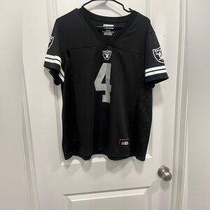 NFL Raiders Derek Carr Jersey #4 Women’s XL